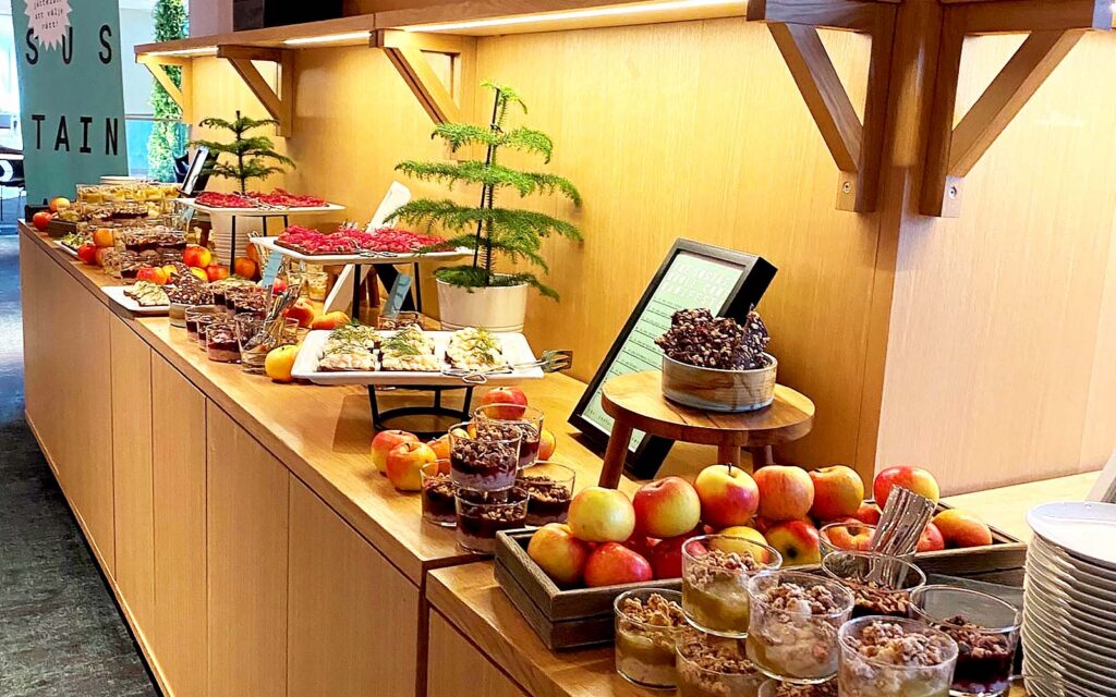 Frukost i "The Sustainable Conf"-manér.