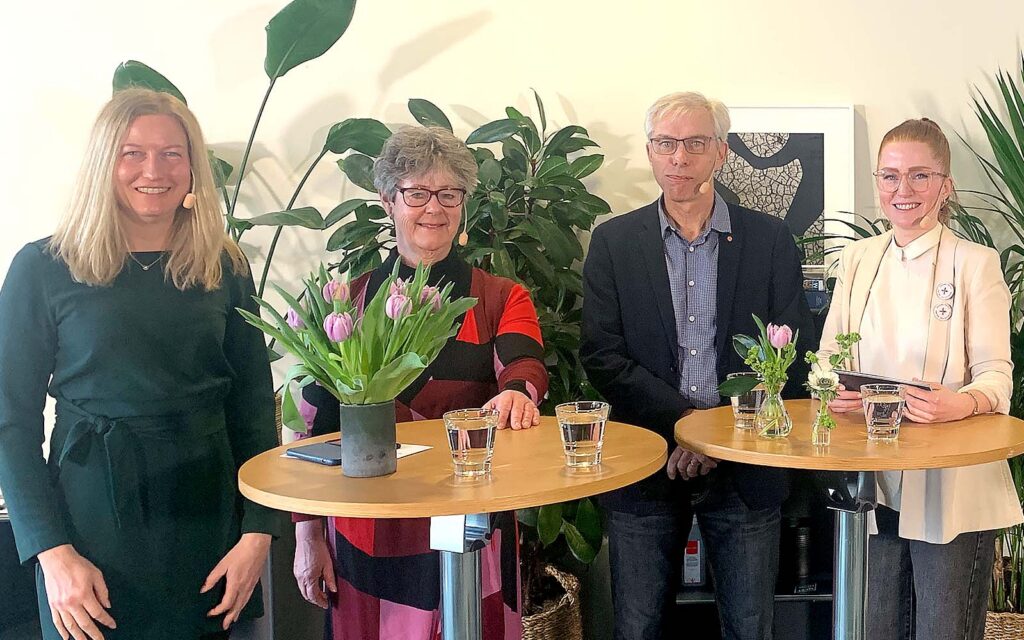 Katarina, Marianne, Mats och Anna i Next is Now - Good Morning.