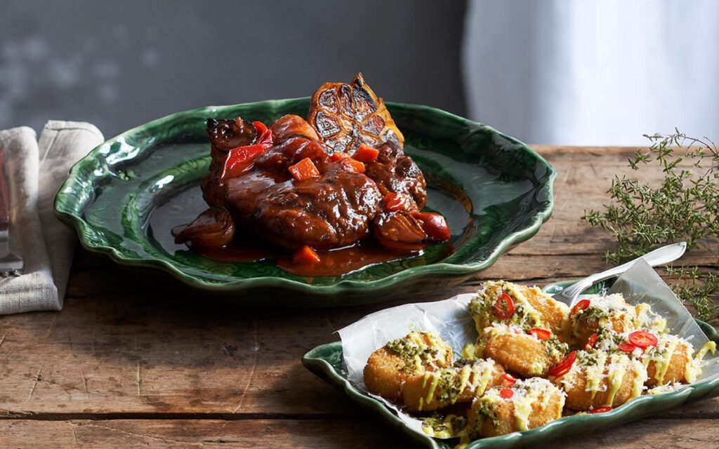 Osso Buco med Dirty Nuggets.