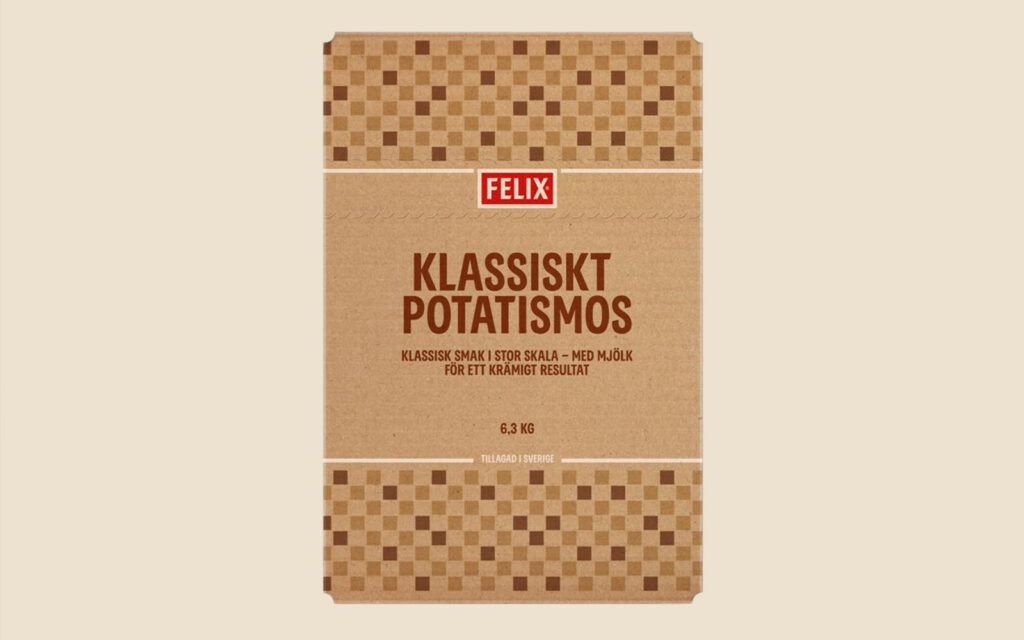 Förpackning med FELIX Klassiskt Potatismos.